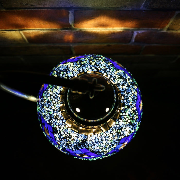Mosaic Table Lamp in Blues, 5 Styles Available