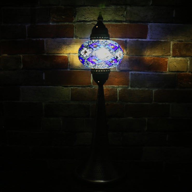 Mosaic Table Lamp in Blues, 5 Styles Available