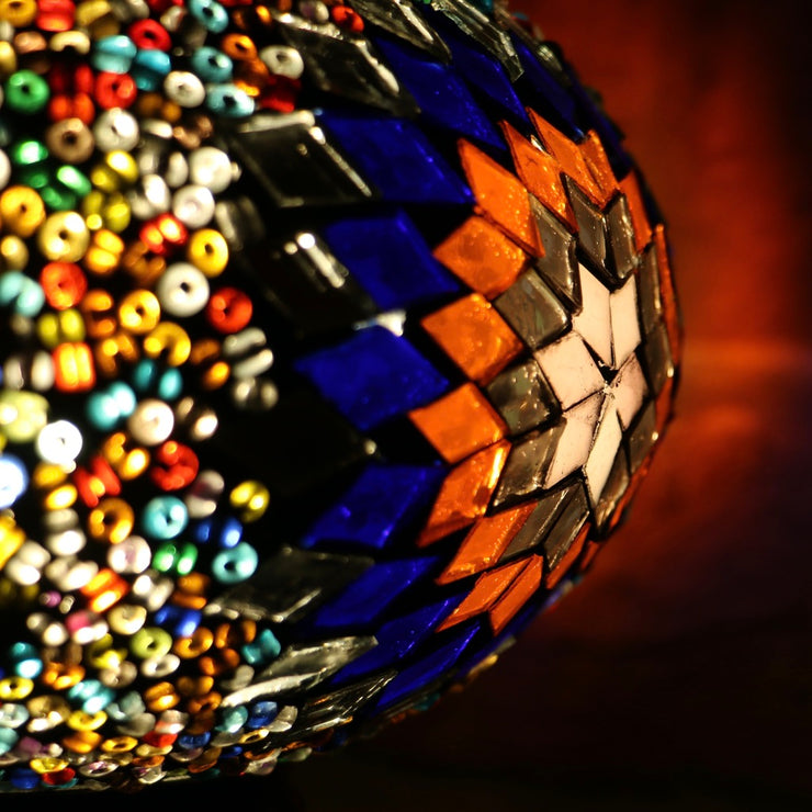 Mosaic Table Lamp in Dynamic Colors, 5 Styles Available