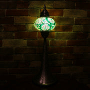 Mosaic Table Lamp in Shades of Green, 5 Styles Available