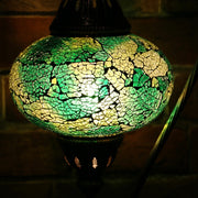 Crackle Glass Table Lamp in Green, 5 Styles Available