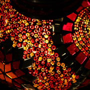 Mosaic Table Lamp in Red & Orange, 5 Styles Available