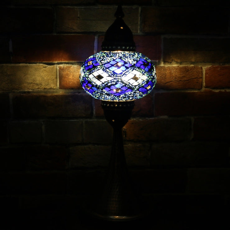 Mosaic Table Lamp in Blues, 5 Styles Available