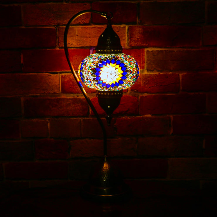 Mosaic Table Lamp in Dynamic Colors, 5 Styles Available