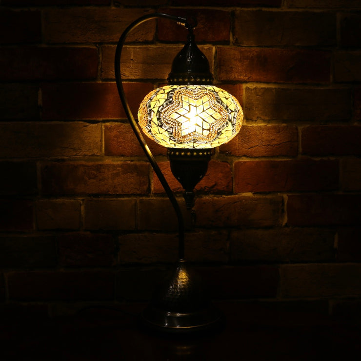 Mosaic Table Lamp in Yellow, 5 Styles Available