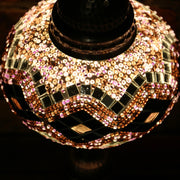 Mosaic Table Lamp in Purple, 5 Styles Available