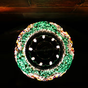 Mosaic Table Lamp in Green & MultiColors