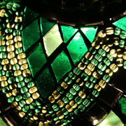 Mosaic Table Lamp in Greens, 5 Styles Available