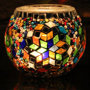 Mosaic Candleholder in MultiColors