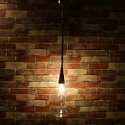 Hanging Hand-Blown Clear Glass Globe